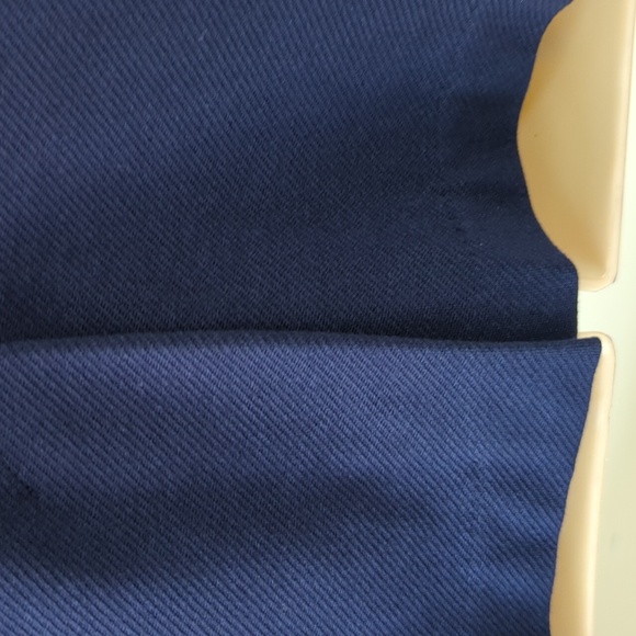 Banana Republic Twill Fitted Knit Cardigan Blazer Maritime Navy Blue M - Picture 10 of 16